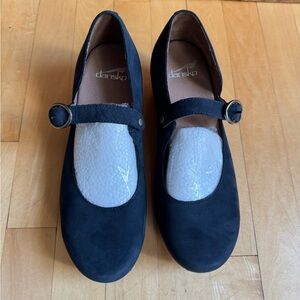 Dansko navy blue suede Mary Jane Shoes